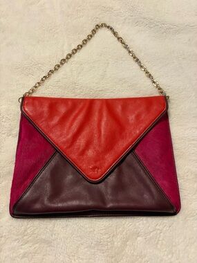 Banana Republic THERESA Leather Clutch Purse - Vintage